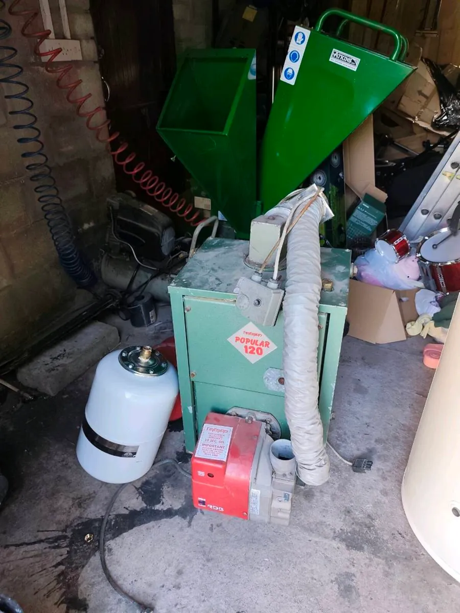 Firebird 120 oil boiler with burner - Image 2