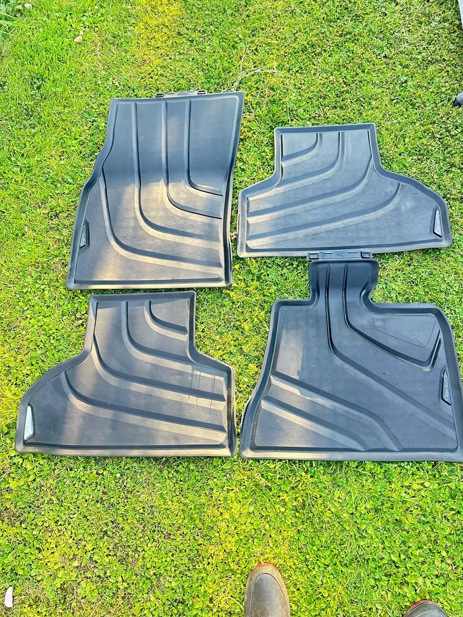 BMW x5 f15 oem rubber mats 70 euro - Image 1