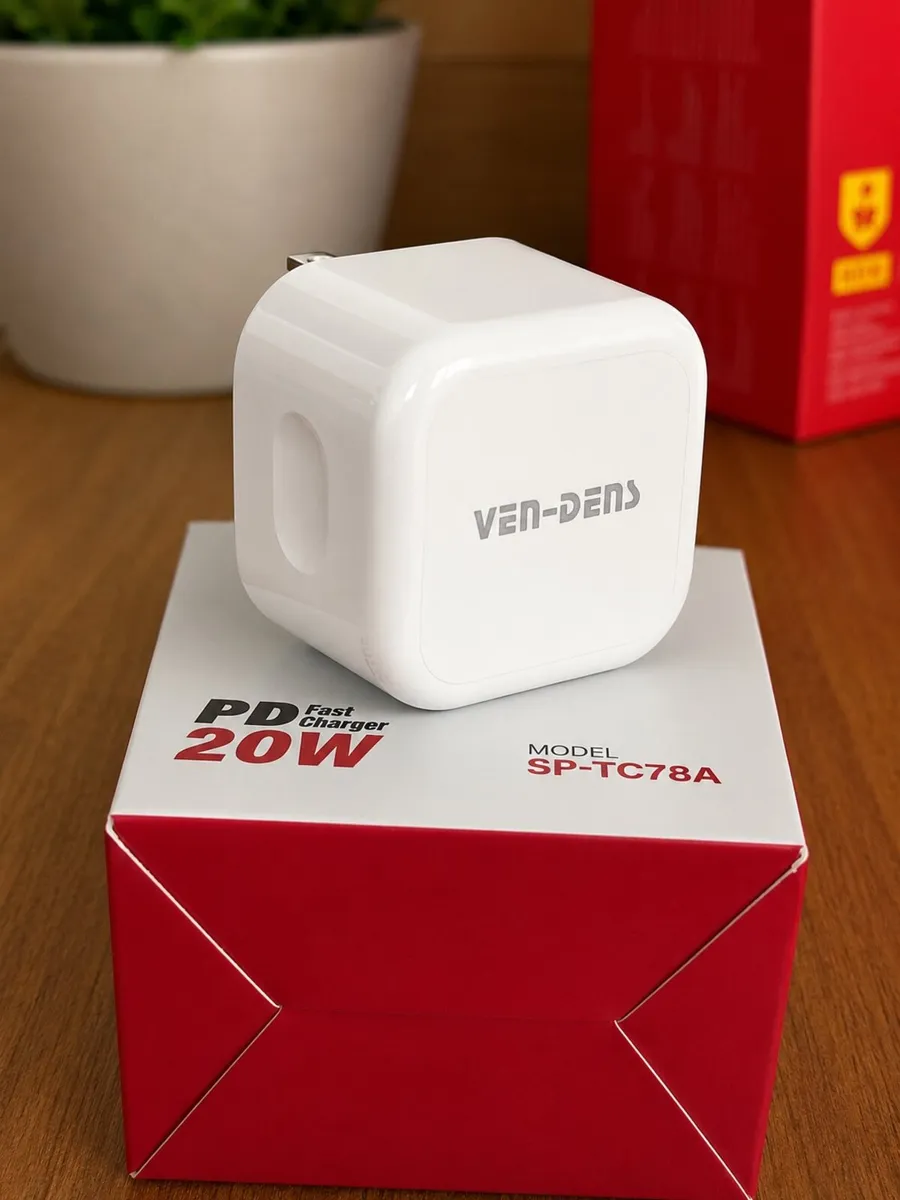 VEN-DENS PD20W USB C Fast Charging Plug - Image 4