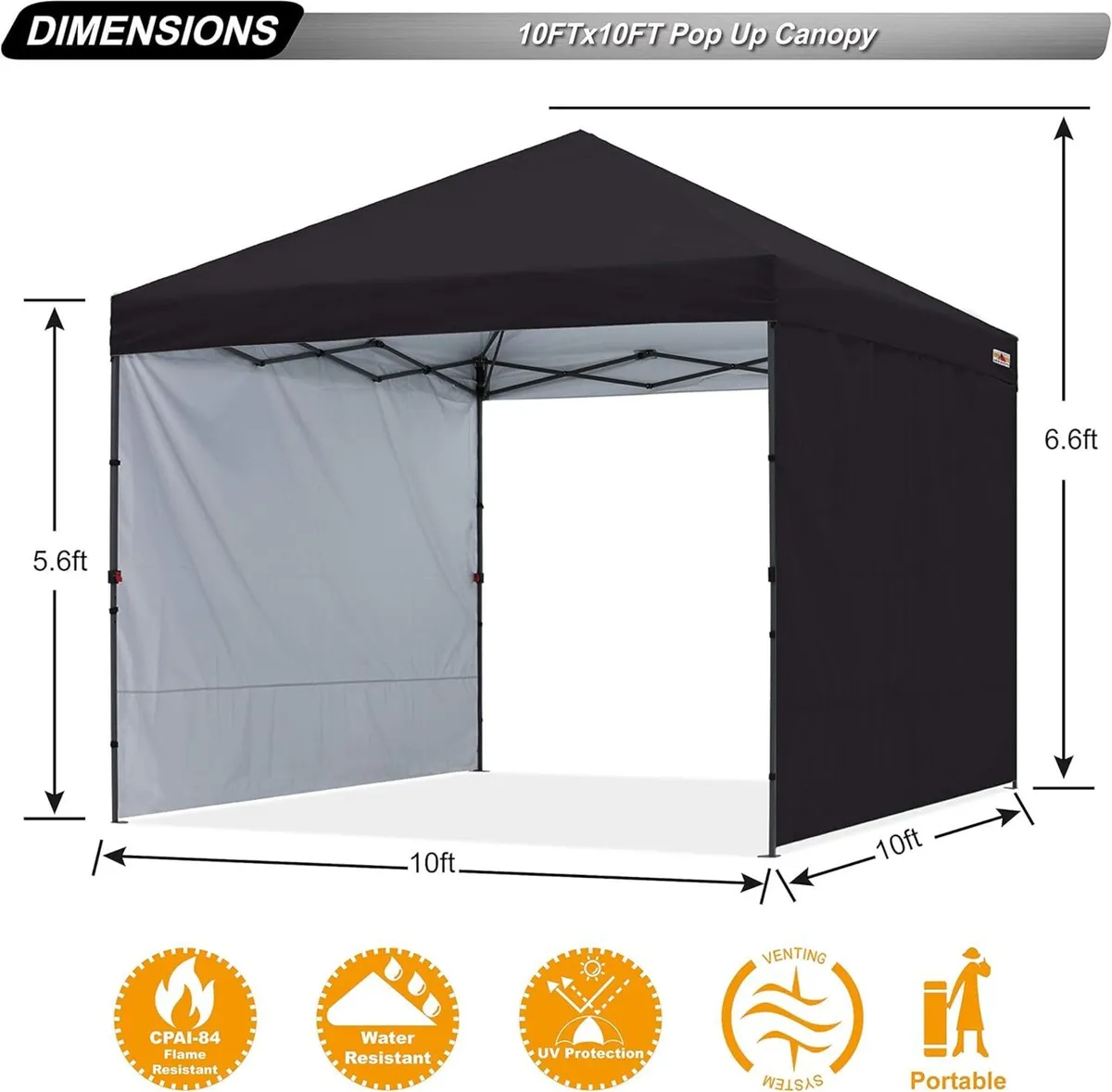 Abccanopy Pop Up Gazebo with Two Side - Image 2