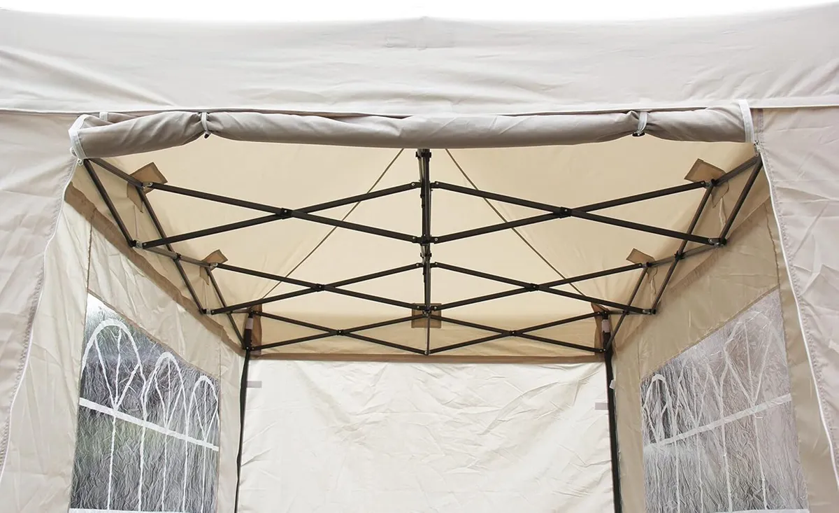 3x2m Pop Up Gazebo with 4 Side Walls - Image 3