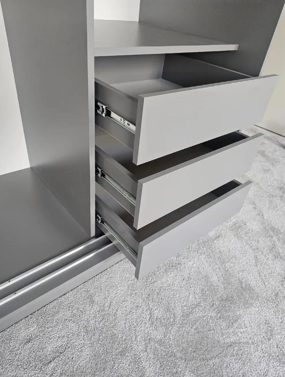 Wardrobe COLIN 200cm Grey *FREE DELIVERY - Image 3