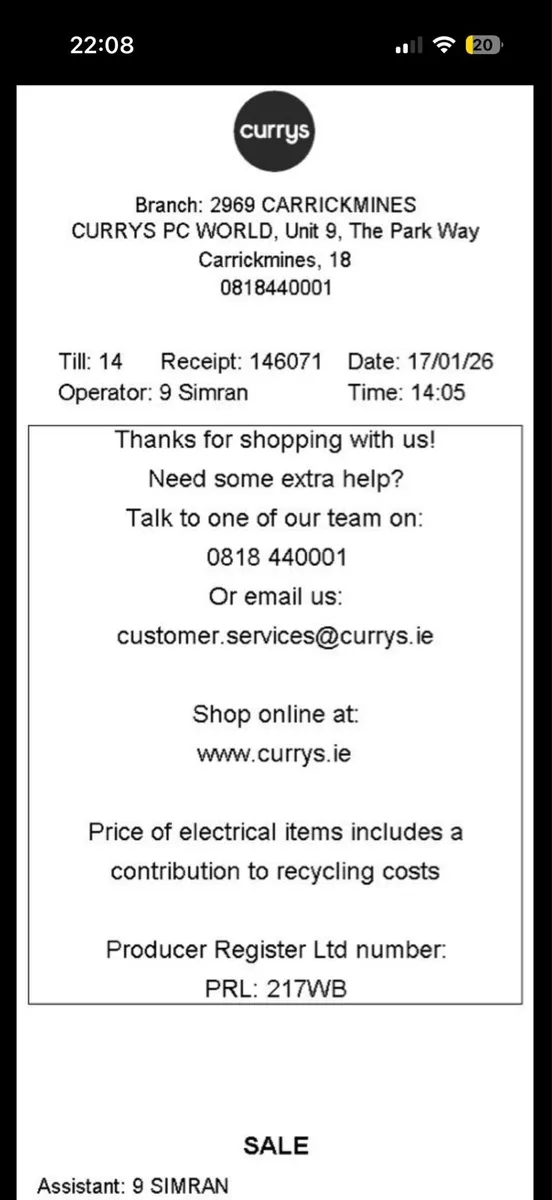 Lenova Ideapad 15.6” - 6 months old with receipt - Image 2