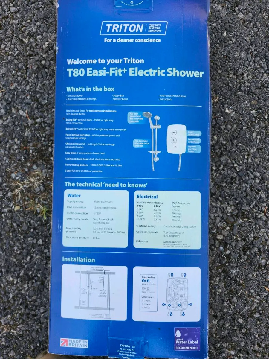 Triton T80 shower - Image 2