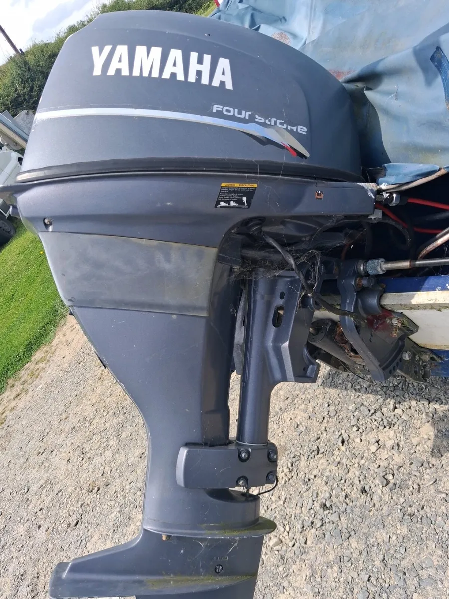 Glasal boat with trailer fibre glass with trailer - Image 4