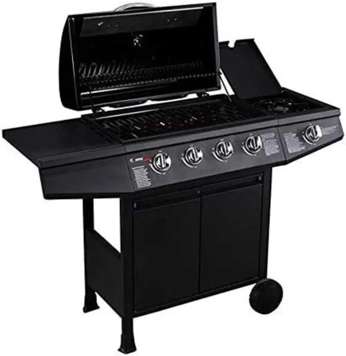 Barbecue Gas Grill 4+1 Burner with Side Burner - Image 4
