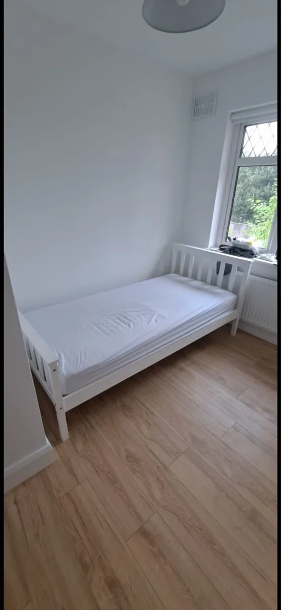 White Single Bed Frame