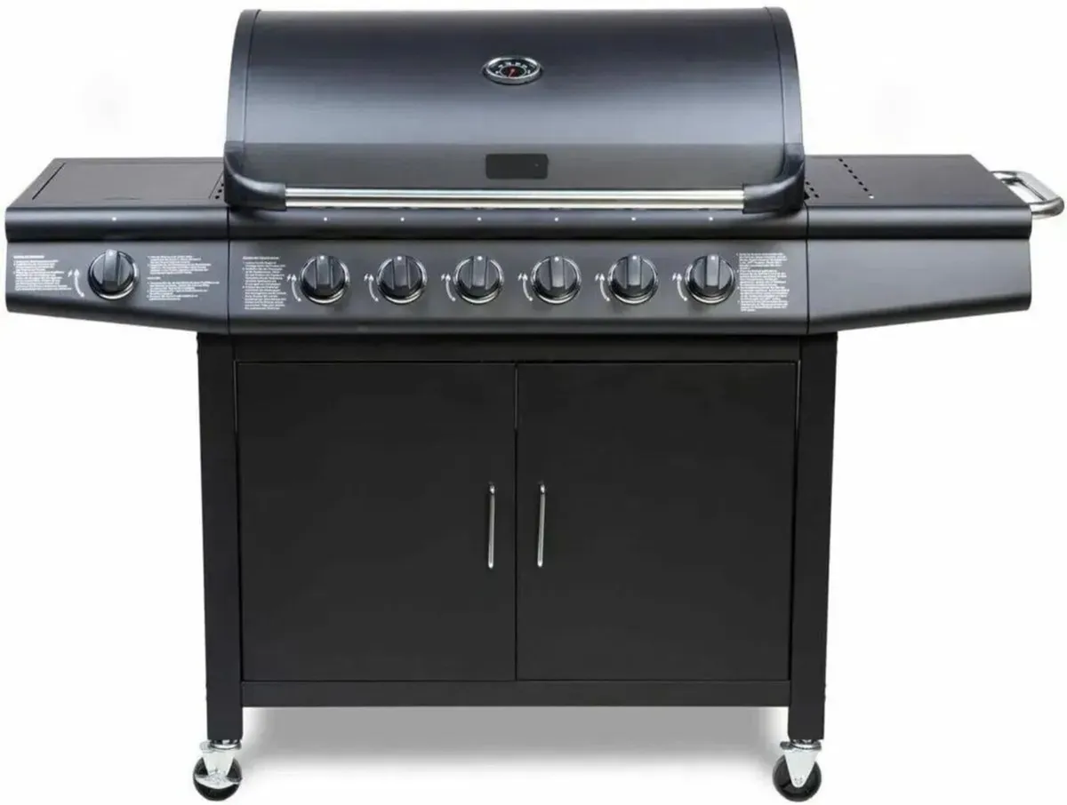 Barbecue Gas Grill Outdoor 6+1 Burner BBQ - Image 1