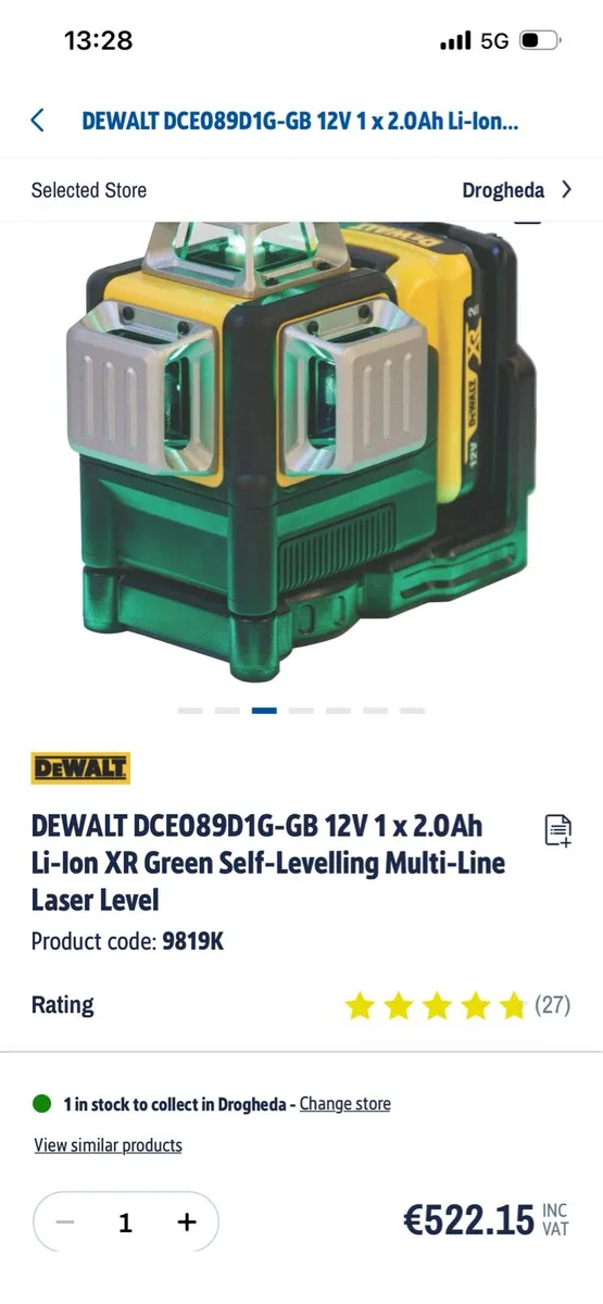 Dewalt 3 beam laser for sale - Image 2