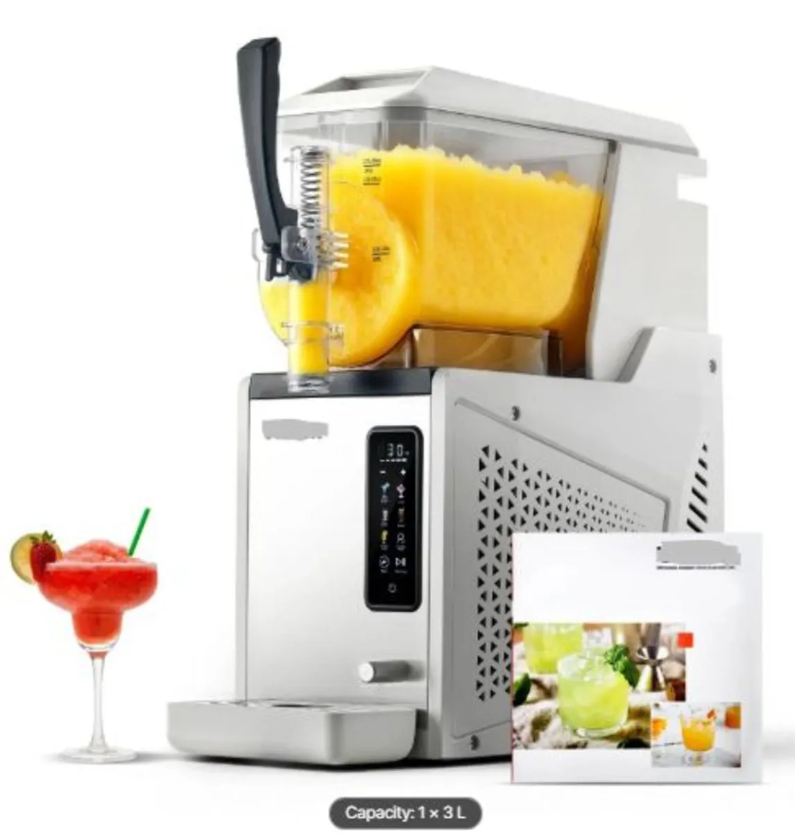 Slushie Machine, 3L/100oz No Ice Needed Slushy - Image 1