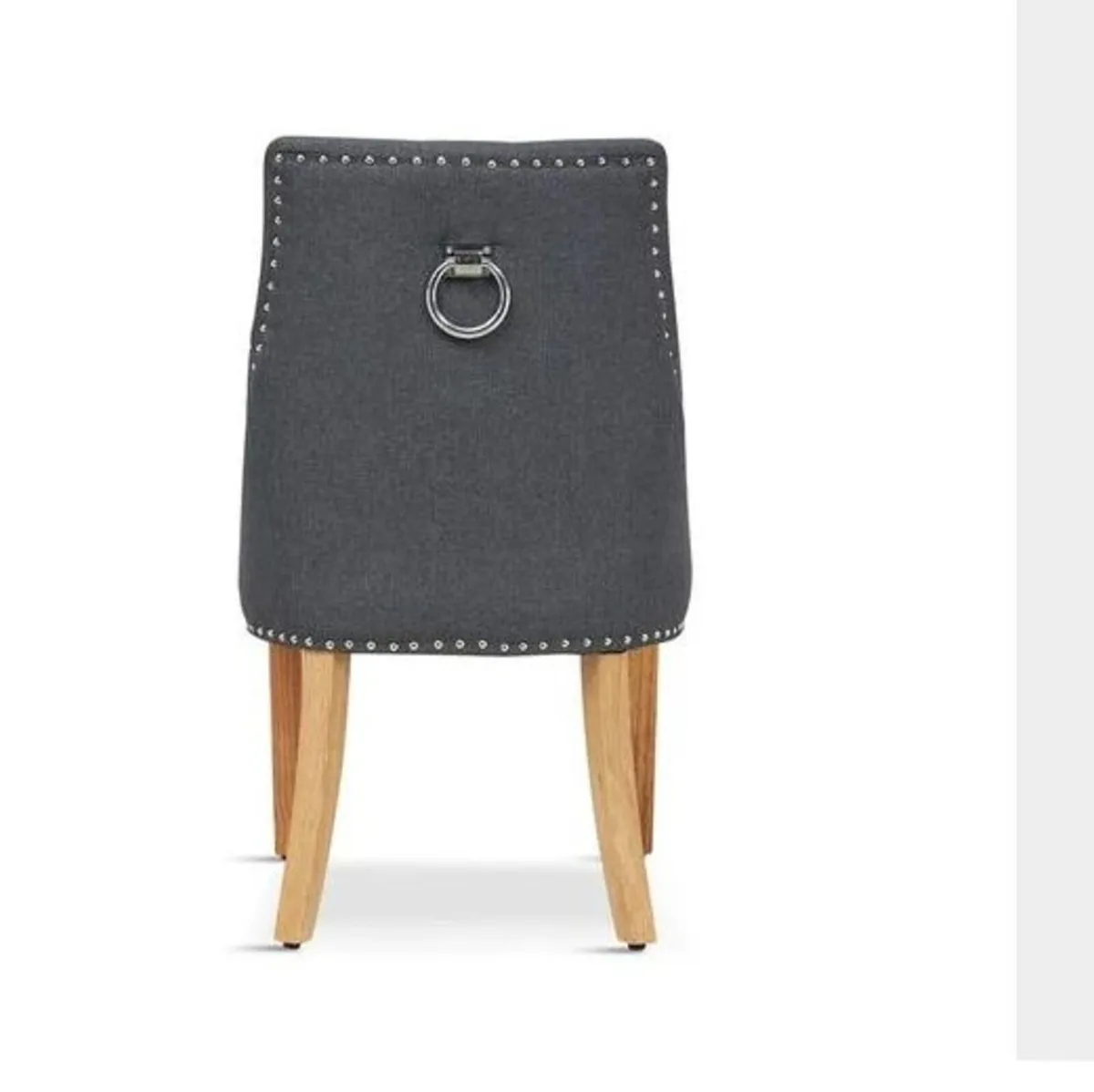 Barhorst Fabric Upholstered Side Chair in Grey - Image 2