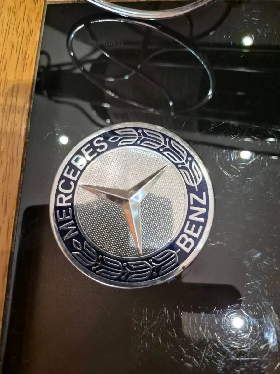 set of four Mercedes-Benz wheel center hub caps  - Image 4