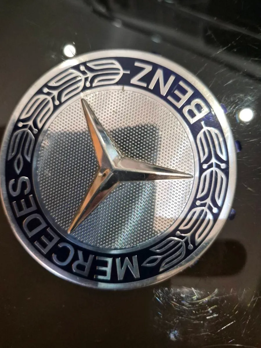 set of four Mercedes-Benz wheel center hub caps  - Image 1