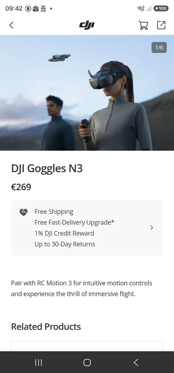 DJI Goggles N3 [near new] - Image 3