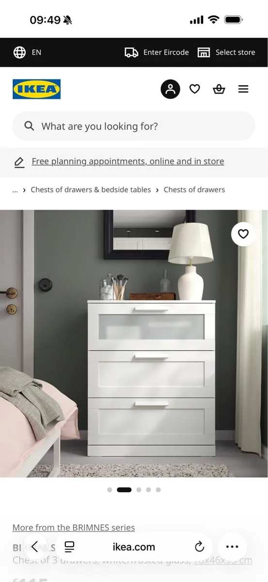Chest of drawers