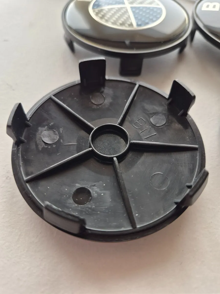 Set of Carbon fiber BMW caps/badges - FREE POST - Image 2