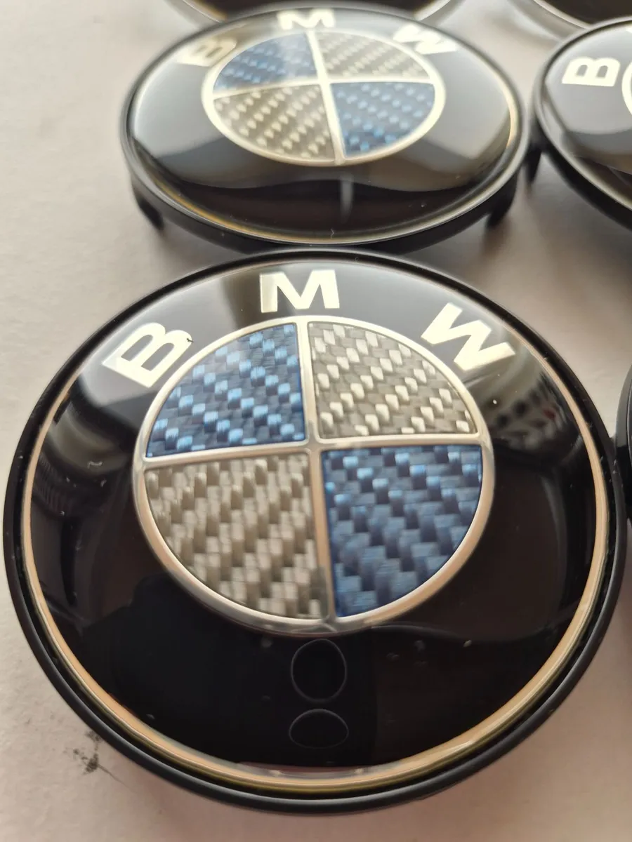 Set of Carbon fiber BMW caps/badges - FREE POST - Image 4