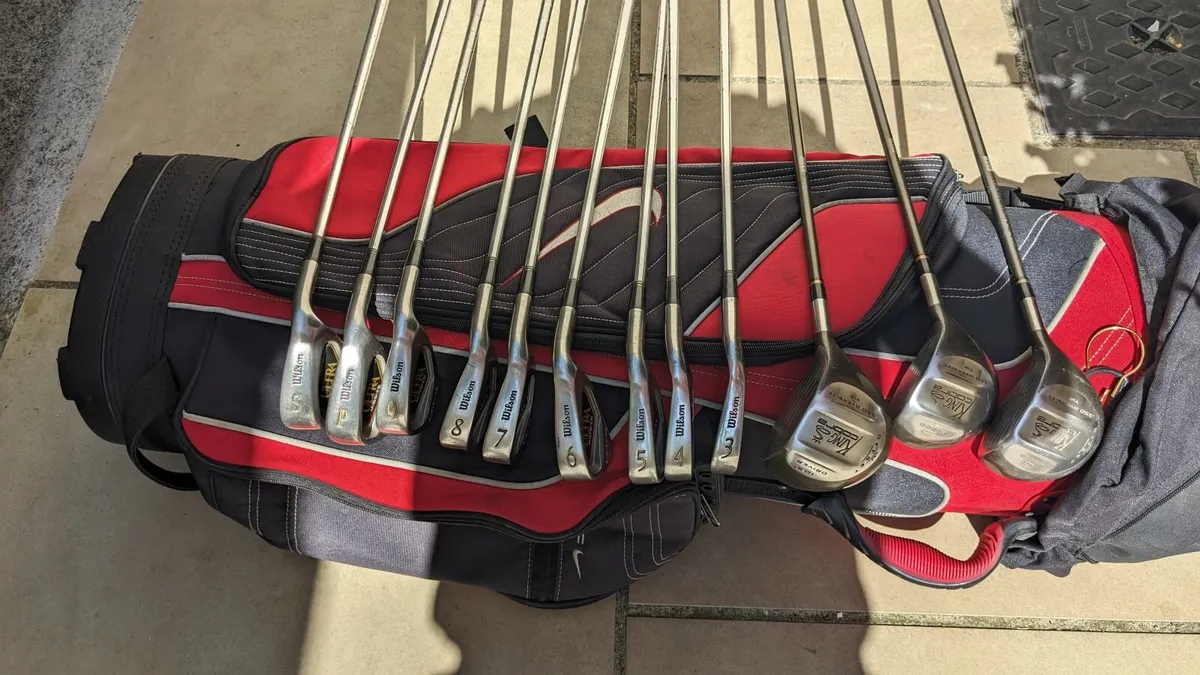 Wilson Irons,Cobra Woods Nike Golf Bag. - Image 1