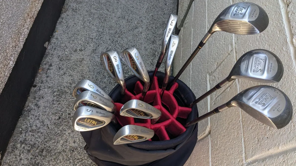 Wilson Irons,Cobra Woods Nike Golf Bag. - Image 2