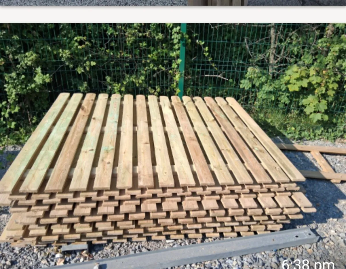 New treated Fencing - Image 1