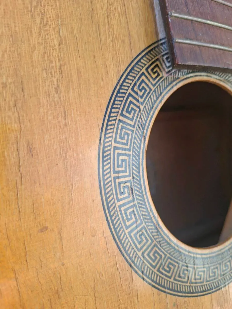 Vintage 1960's Egmond Acoustic with case - Image 4