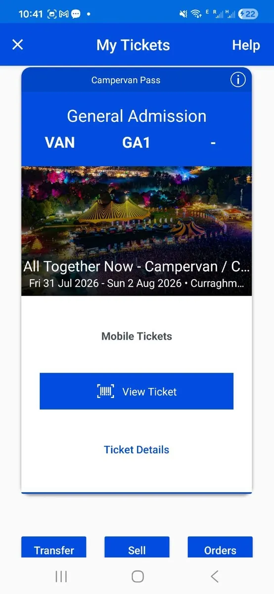 All Together Ticket CamperVan and Weekend CaTicket - Image 1