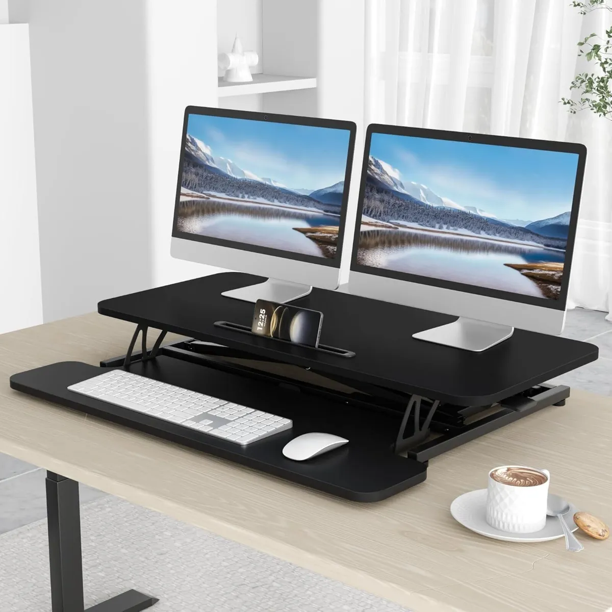 Ergomaker Standing Desk Converter 36" Wide Height - Image 2