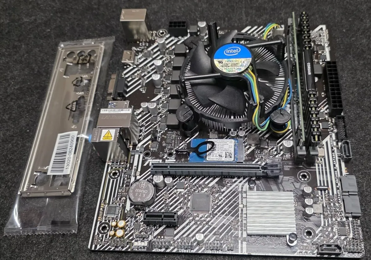 ASUS Motherboard + CPU + RAM + SSD - Image 1