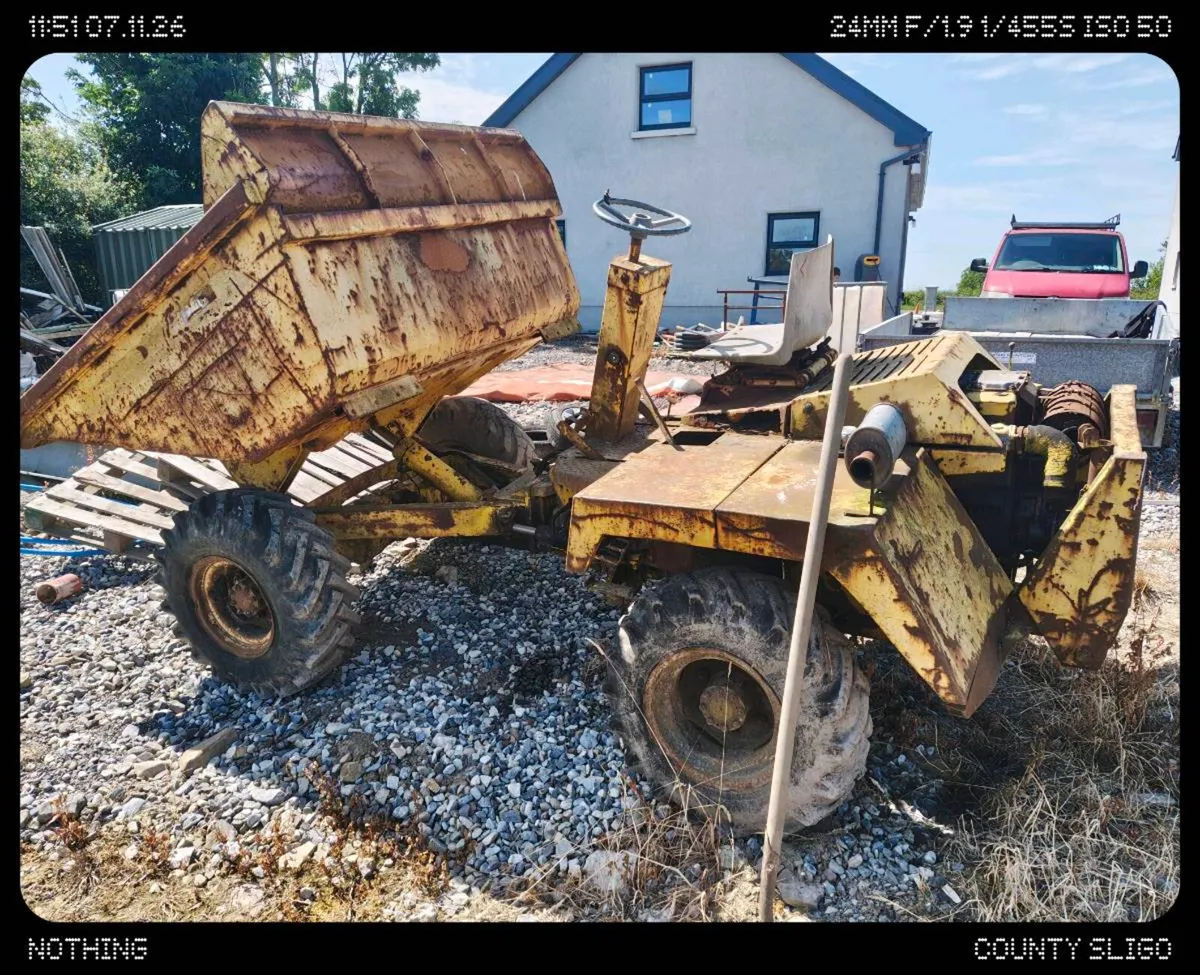 Bedford dumper 3 tonne key start - Image 4