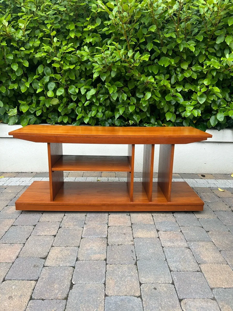 Mid century media record unit / vinyl storage - Image 1