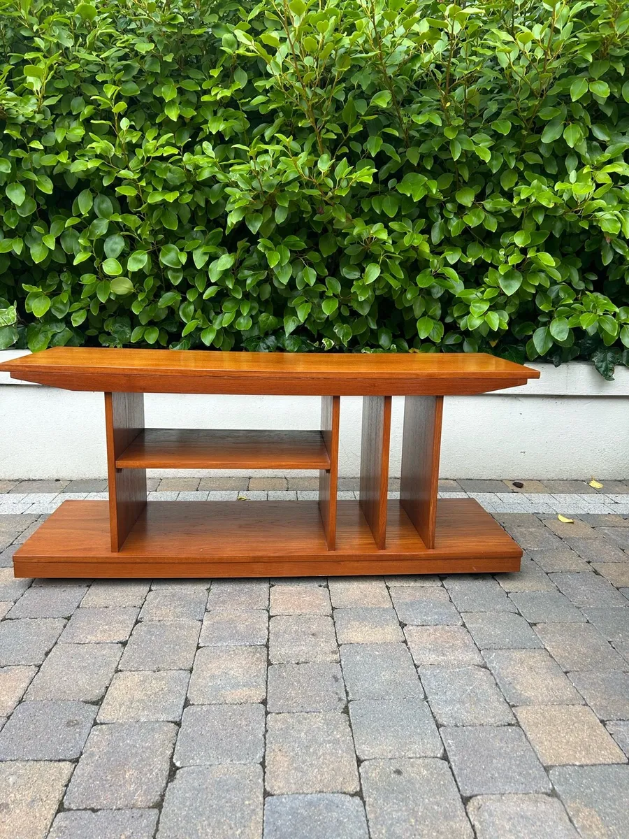 Mid century media record unit / vinyl storage - Image 2