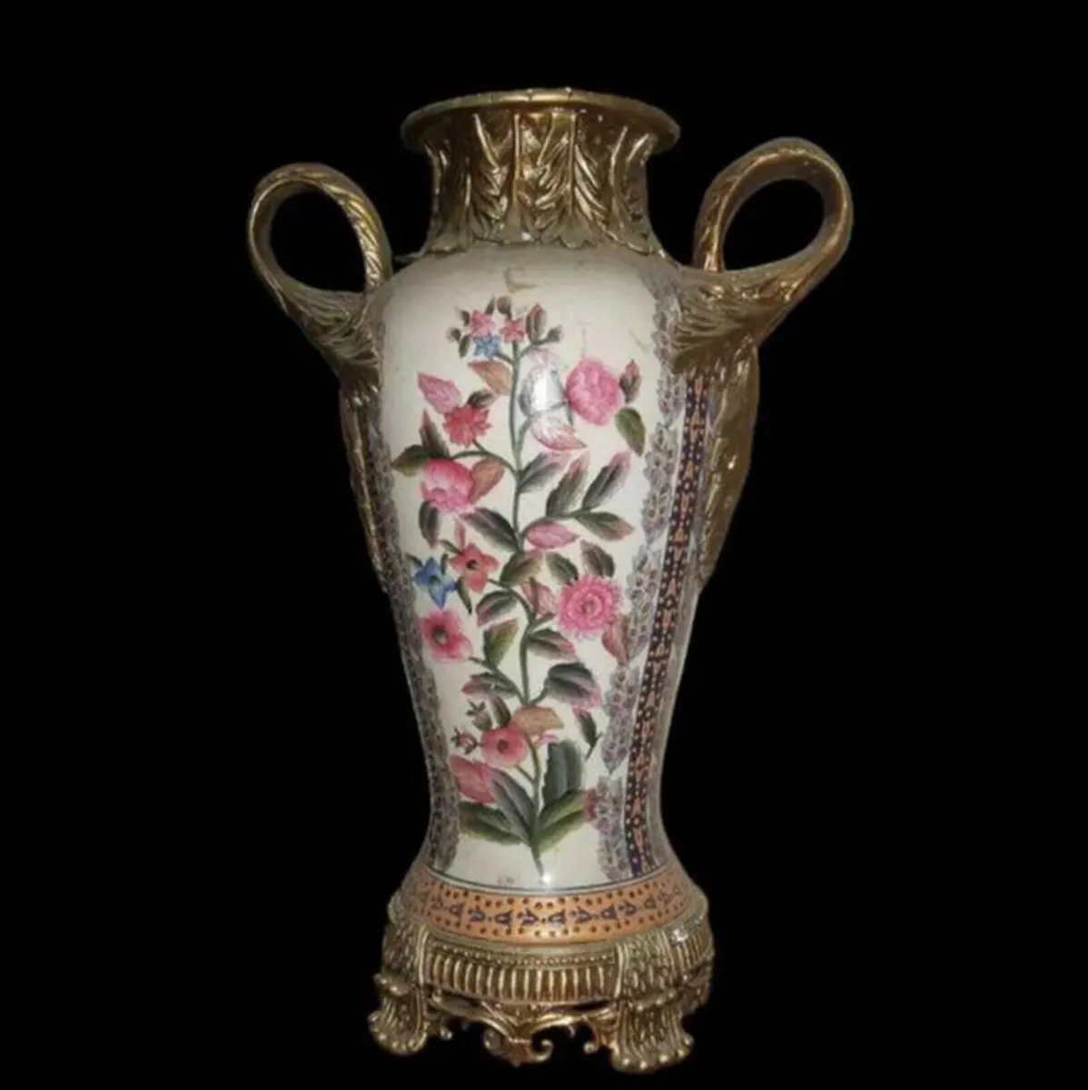 Pair Of Vintage Japanese Decorative 'Floral'Vase's - Image 2