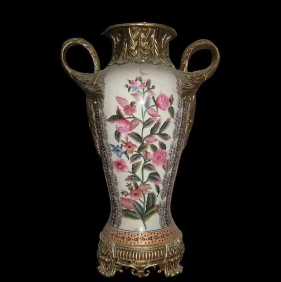 Pair Of Vintage Japanese Decorative 'Floral'Vase's - Image 4
