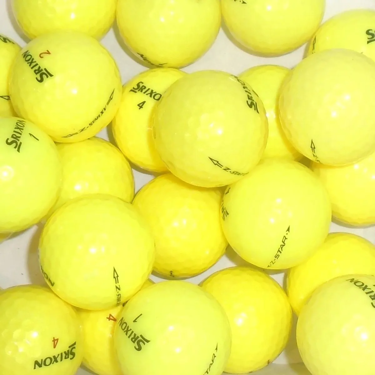 Srixon Z-Star Mix - Pearl/A Yellow Lake Balls - 13