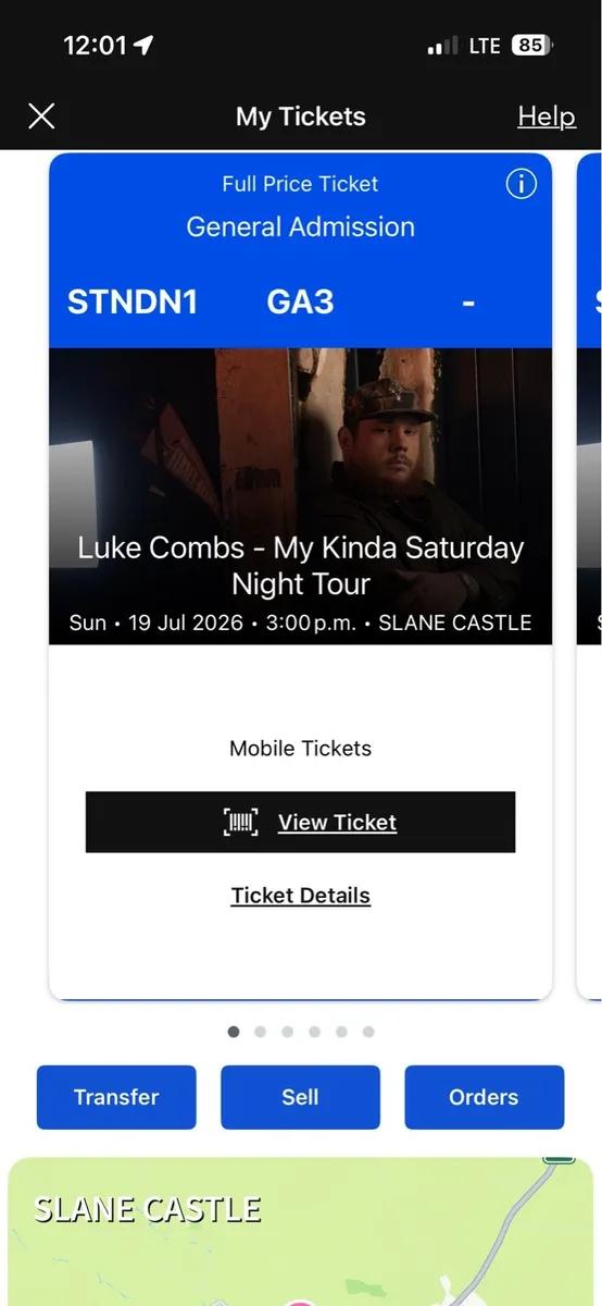 Luke Combs Slane Tickets