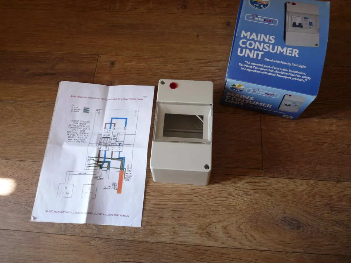 mains consumer unit - camper, motorhome, garage - Image 1