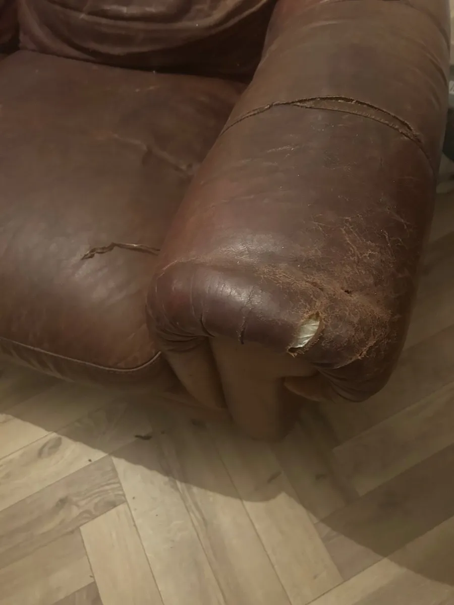 Leather Couch - Image 3