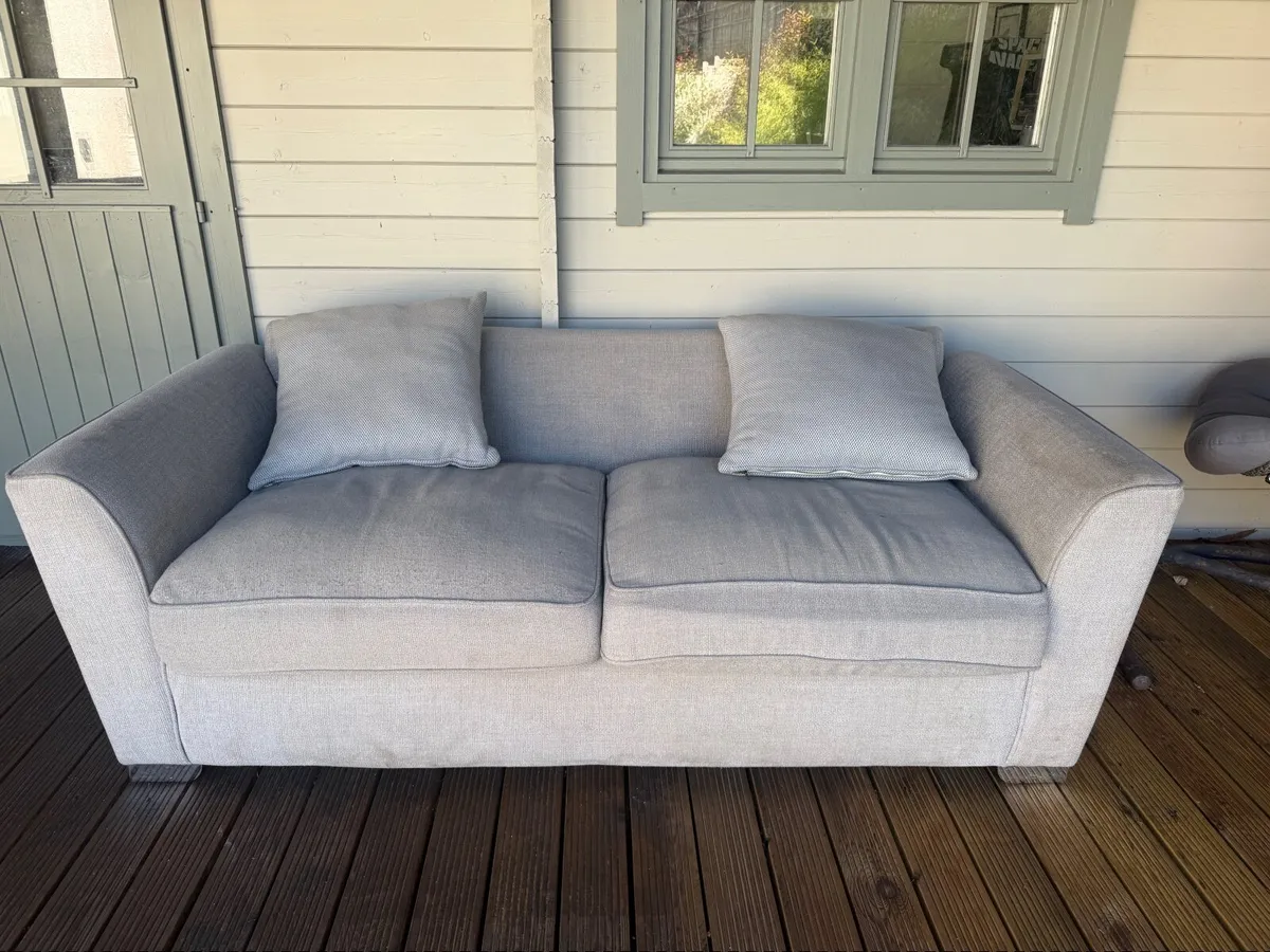 FREE — 2-Seater Grey Sofa (Collection Only) - Image 1