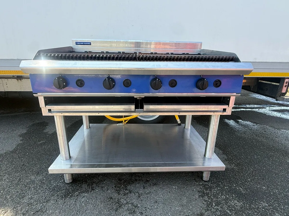 Blue seal chargrill with stand - Image 2