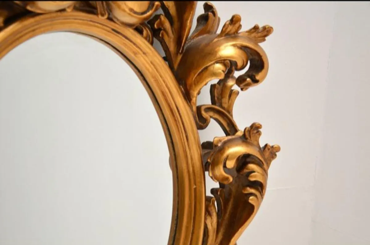 Vintage French Rococo Mirror - Image 2
