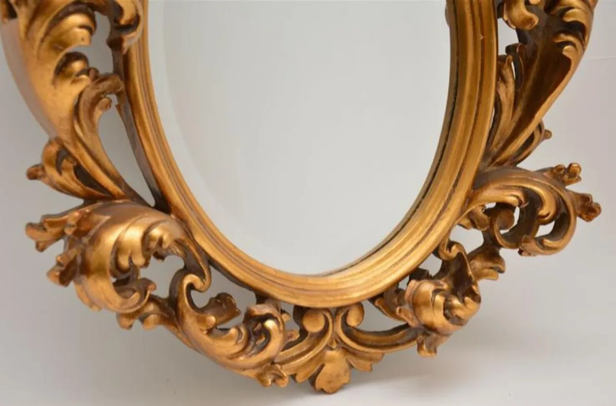 Vintage French Rococo Mirror - Image 4