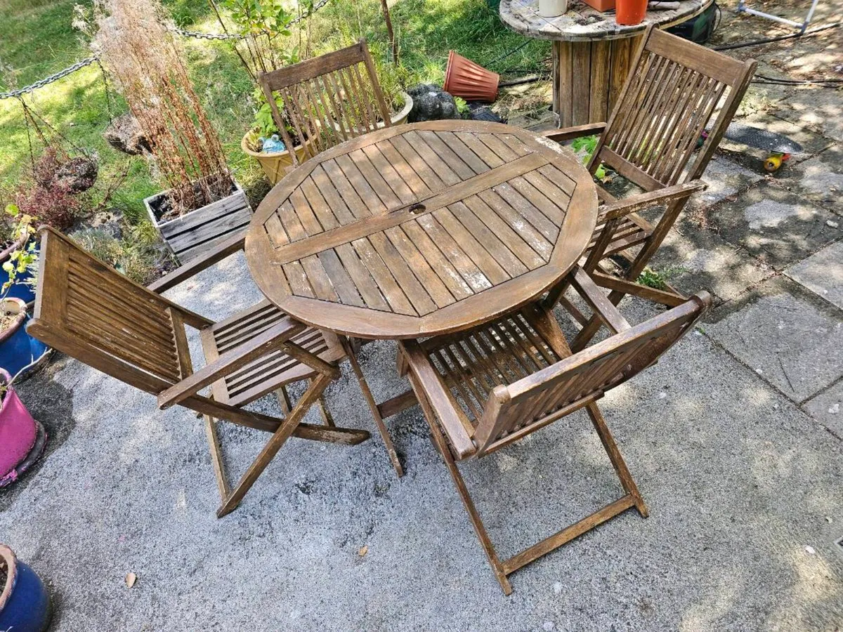 WOODEN GARDEN PATIO - Image 1