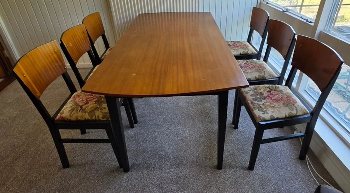 Dining Table and Chairs - Image 1