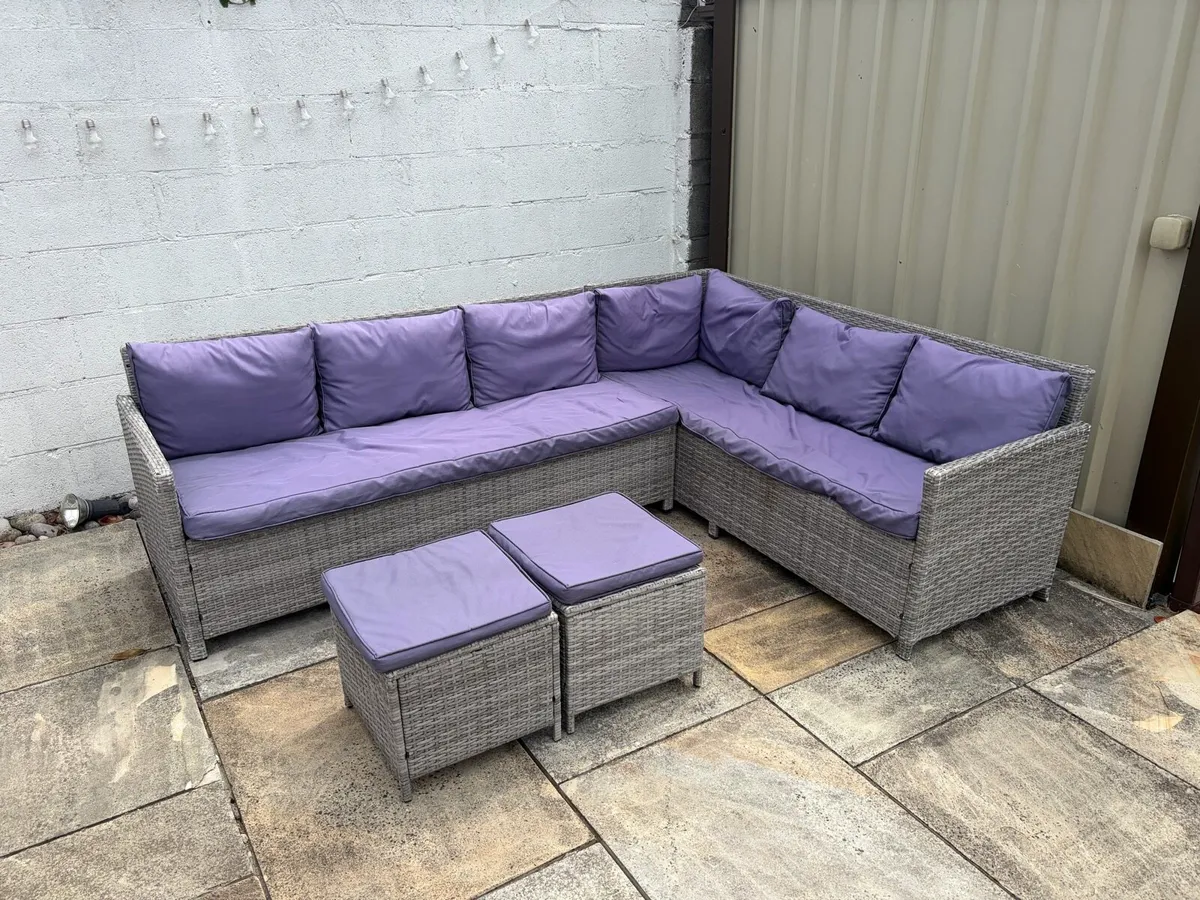 Outdoor Corner Sofa - Image 1