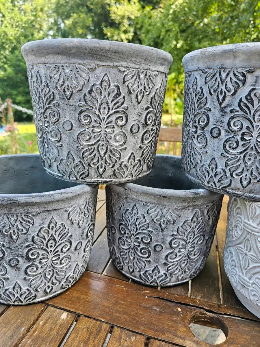 NEW Decorative garden/ pation plant pots - Image 2