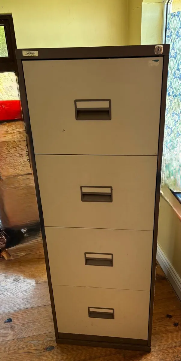 Triumph 4-Drawer Metal Filing Cabinet (Legal Size) - Image 1