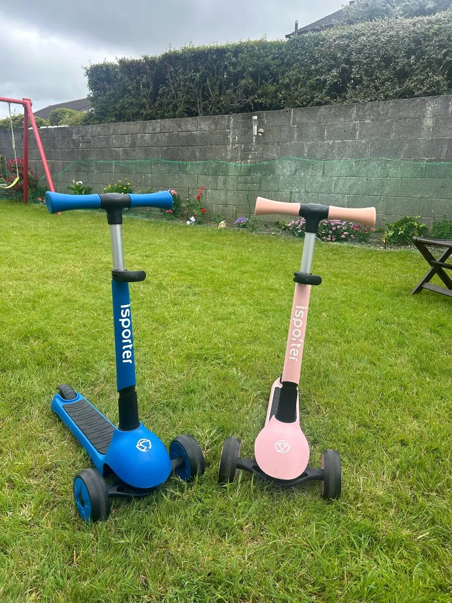 Kids Isporter 3 Wheeled scooter Foldable - Image 1
