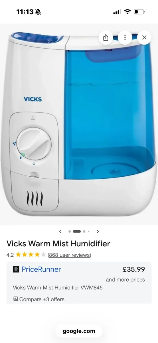Vicks humidifier - Image 1