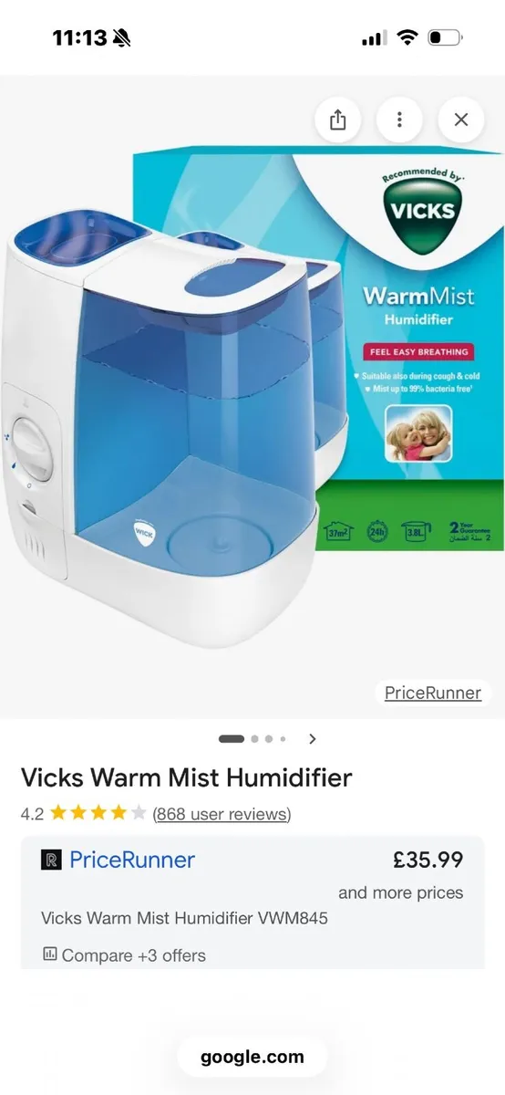 Vicks humidifier - Image 2
