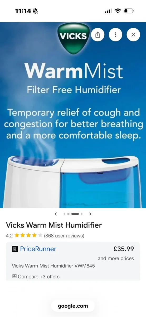 Vicks humidifier - Image 3